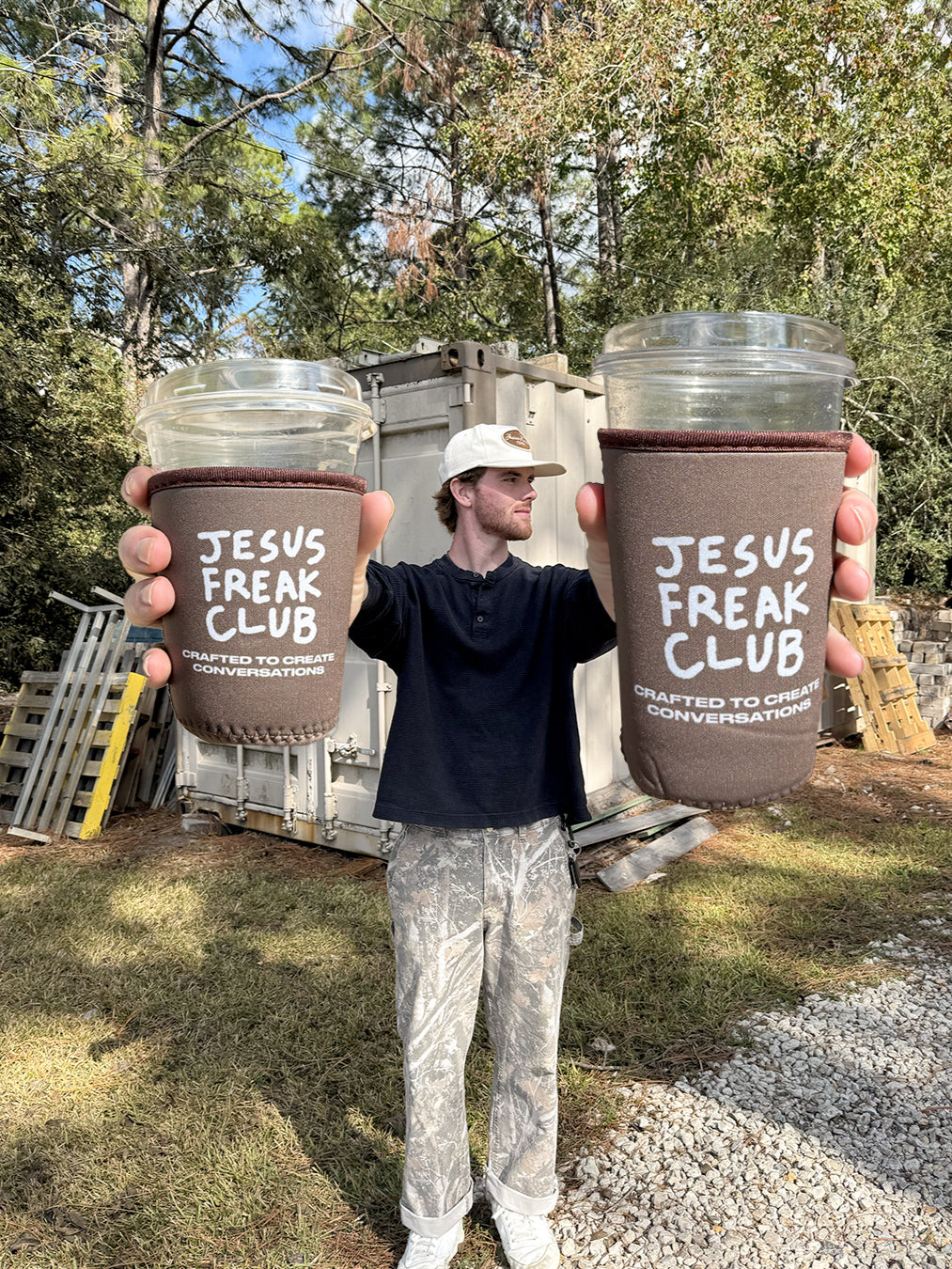 Jesus Freak Club Coozie - product image