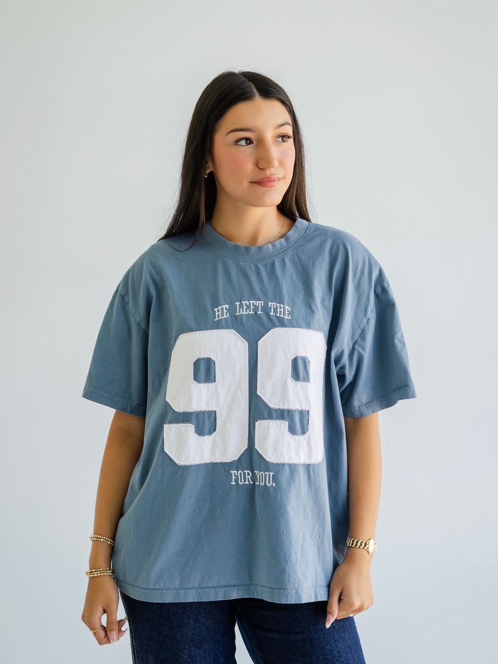 He Left the 99 Tee - product image