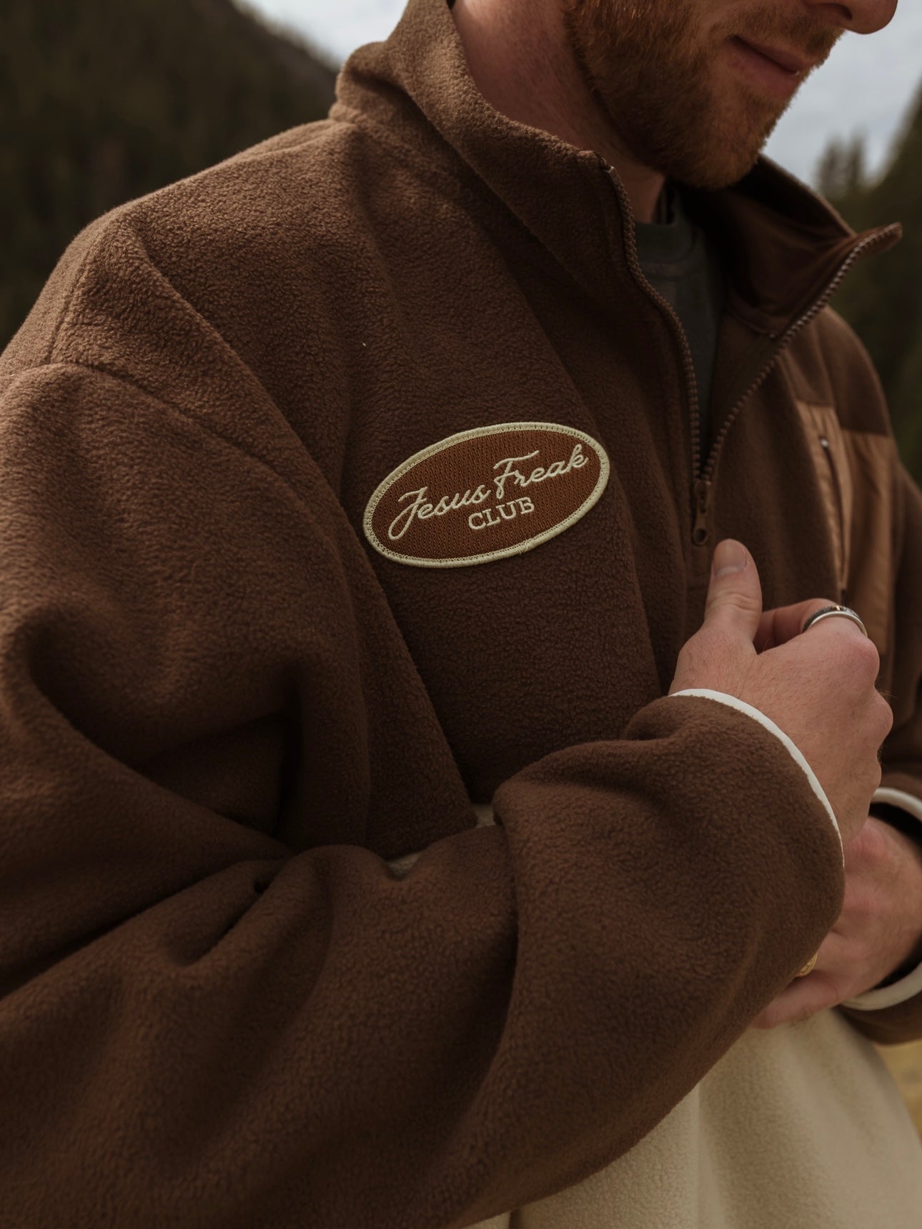 Jesus Freak Club Fleece Quarter-Zip - product image 3