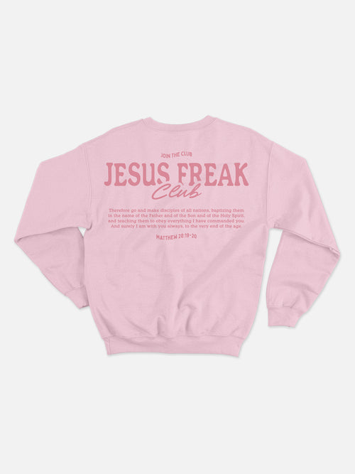 Discipleship oversized Christian crewneck sweatshirt