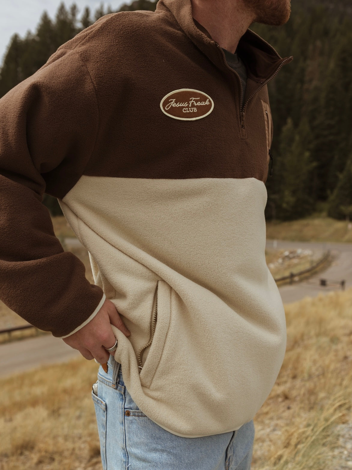 Jesus Freak Club Fleece Quarter-Zip - product image 4