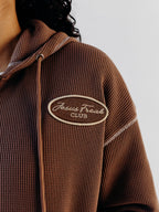 Jesus Freak Club Waffle Zip-up Hoodie - product image 4