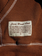 Jesus Freak Club Waffle Zip-up Hoodie - product image 5